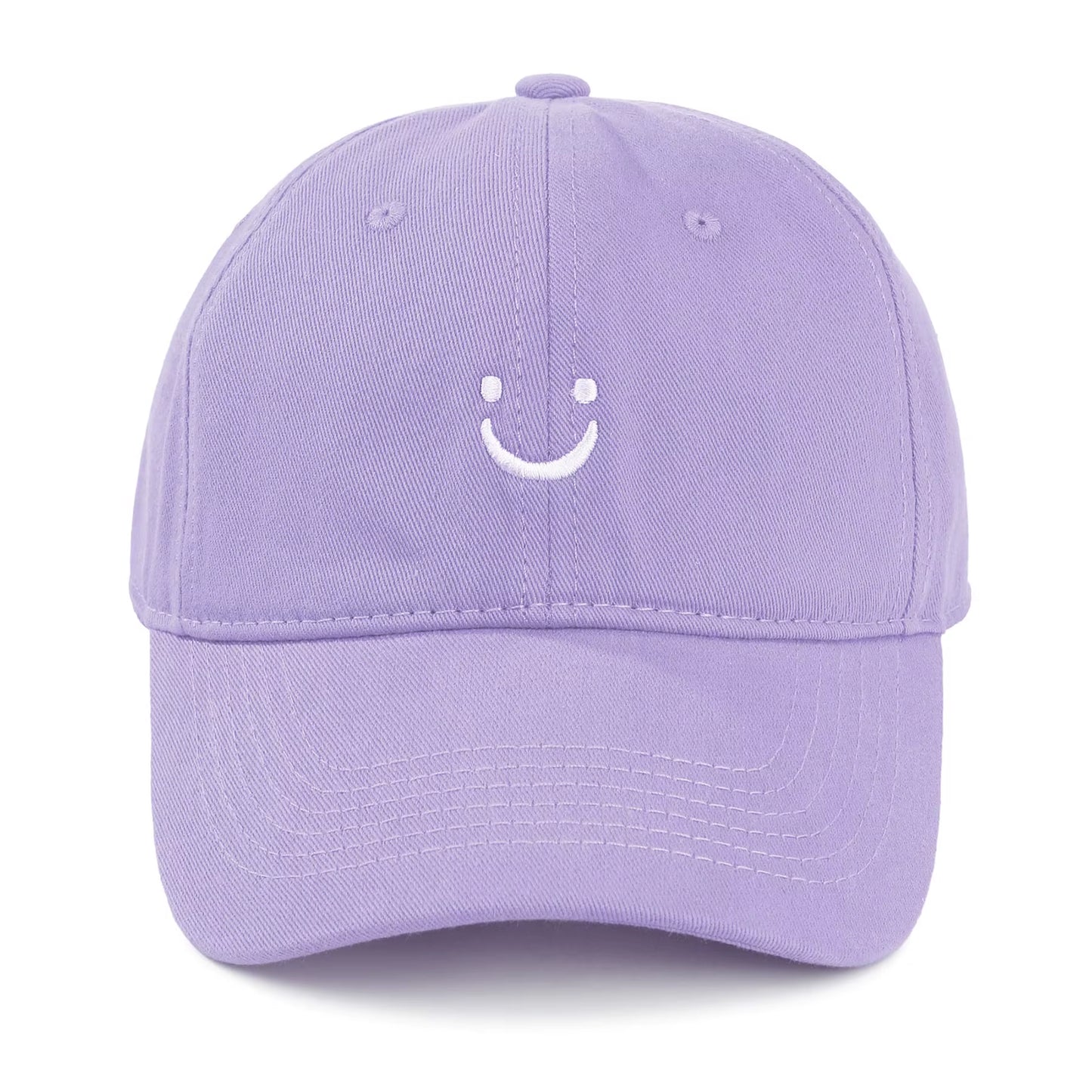 Smile Baseball Caps Embroider Smiling Face Hat Happy Lovers Hats Trucker Hat Mom Hat Dad Hat Adjustable