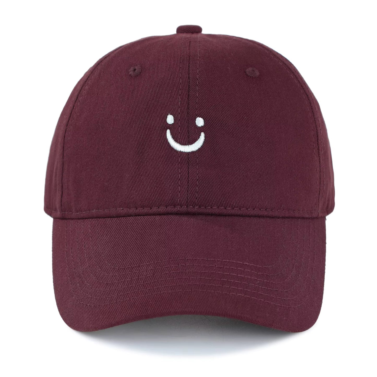 Smile Baseball Caps Embroider Smiling Face Hat Happy Lovers Hats Trucker Hat Mom Hat Dad Hat Adjustable