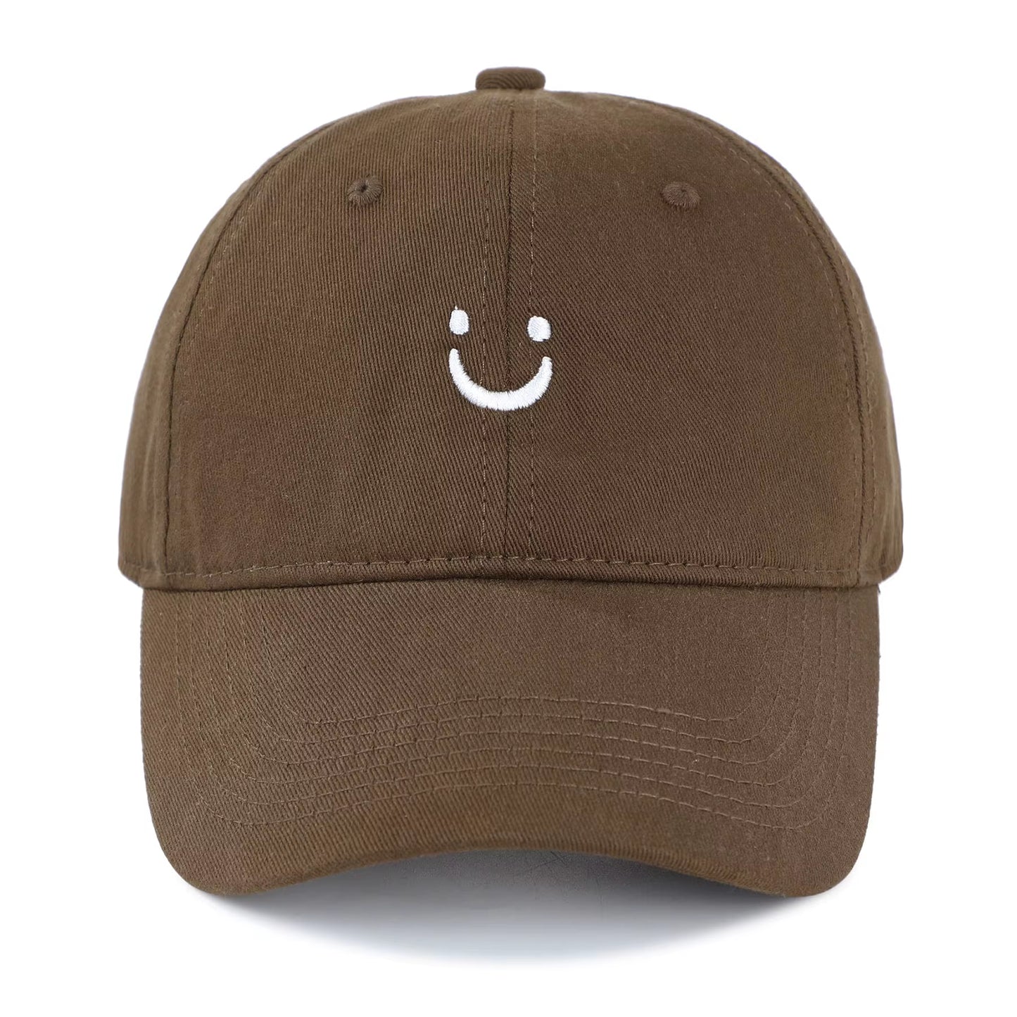 Smile Baseball Caps Embroider Smiling Face Hat Happy Lovers Hats Trucker Hat Mom Hat Dad Hat Adjustable