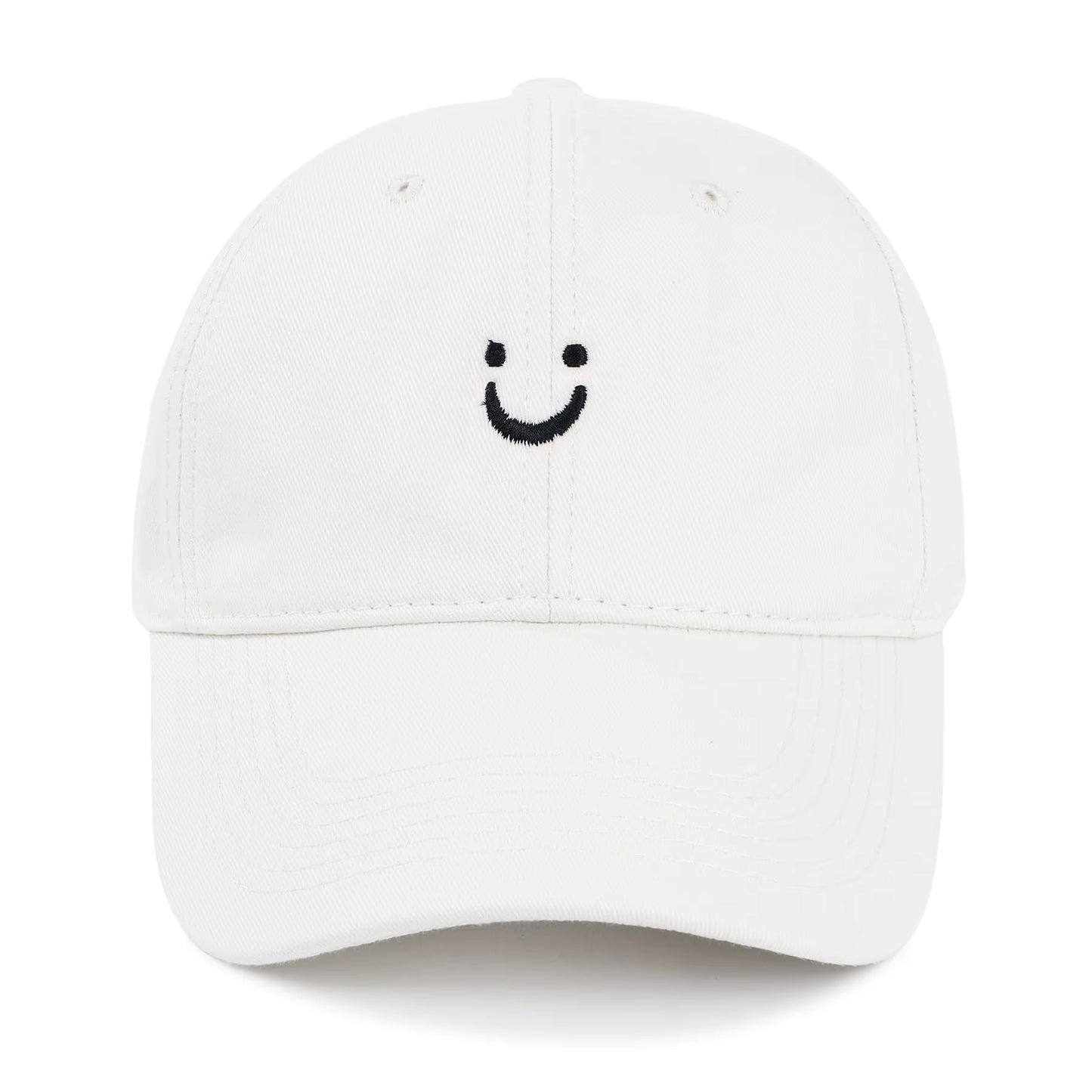 Smile Baseball Caps Embroider Smiling Face Hat Happy Lovers Hats Trucker Hat Mom Hat Dad Hat Adjustable