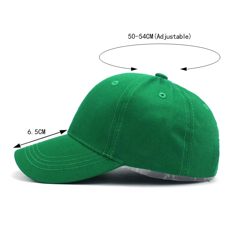 kids solid baseball cap