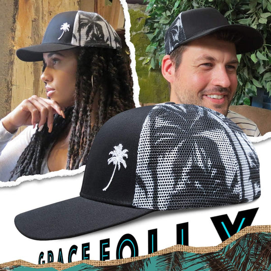 Palm tree Trucker hat 