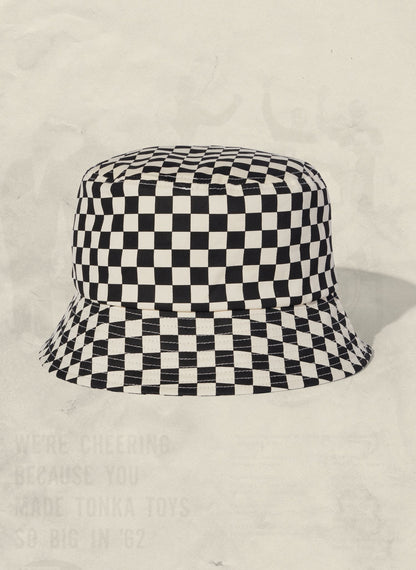 Kids Checkerboard Bucket Hat