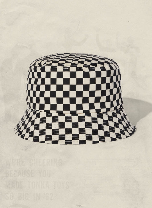 Kids Checkerboard Bucket Hat