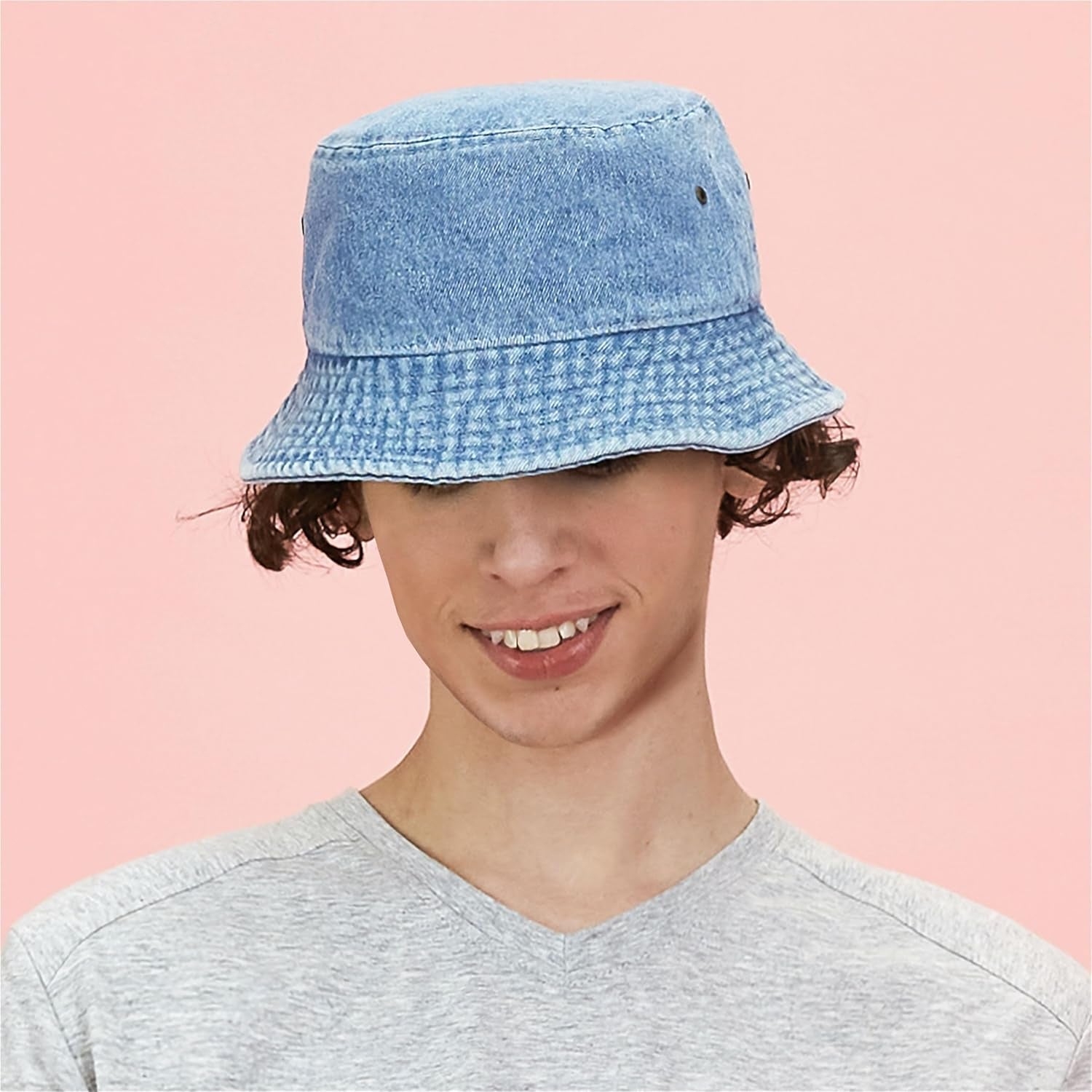 Bucket Hat 100% Cotton & Denim 