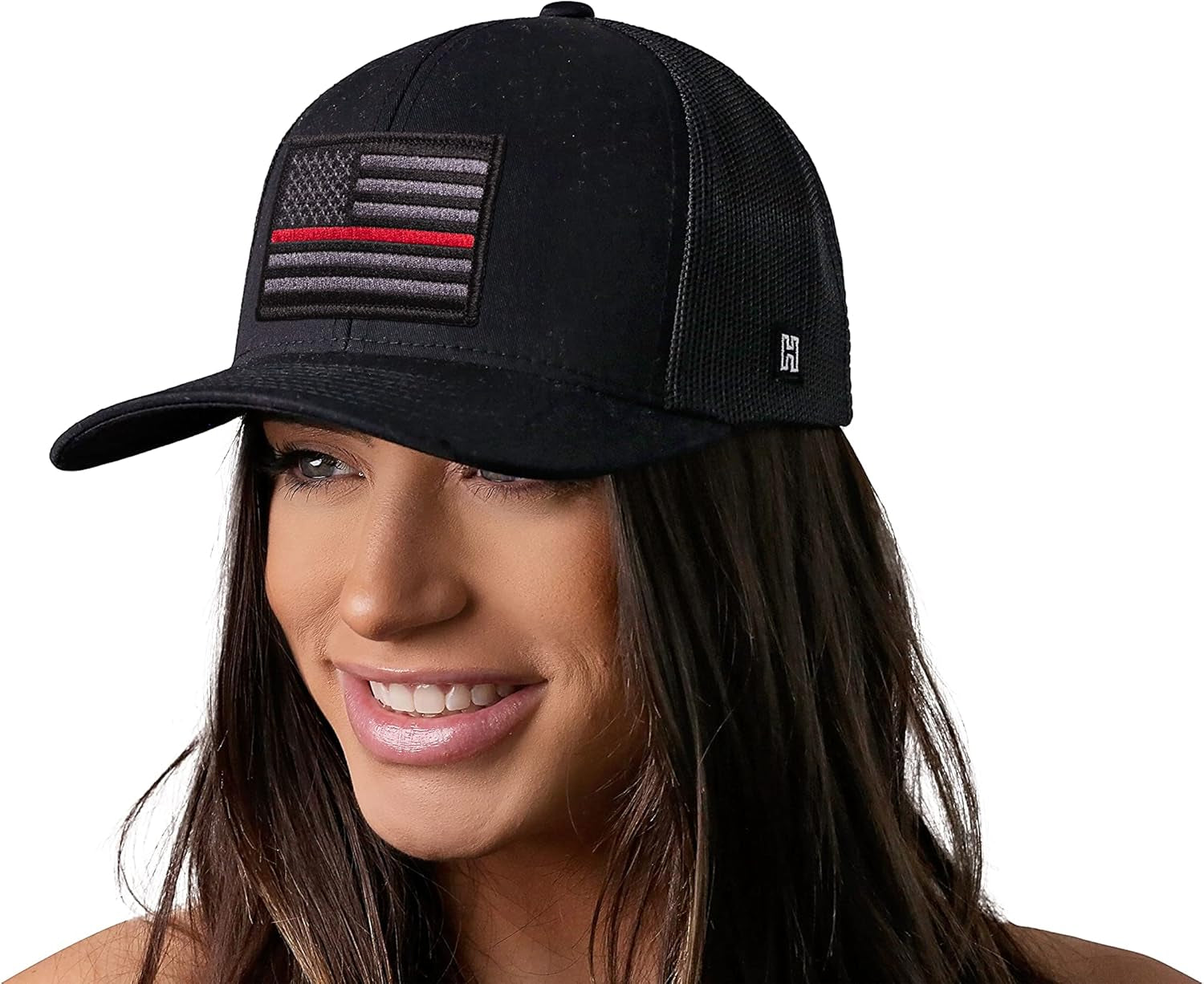 American Flag Trucker hat