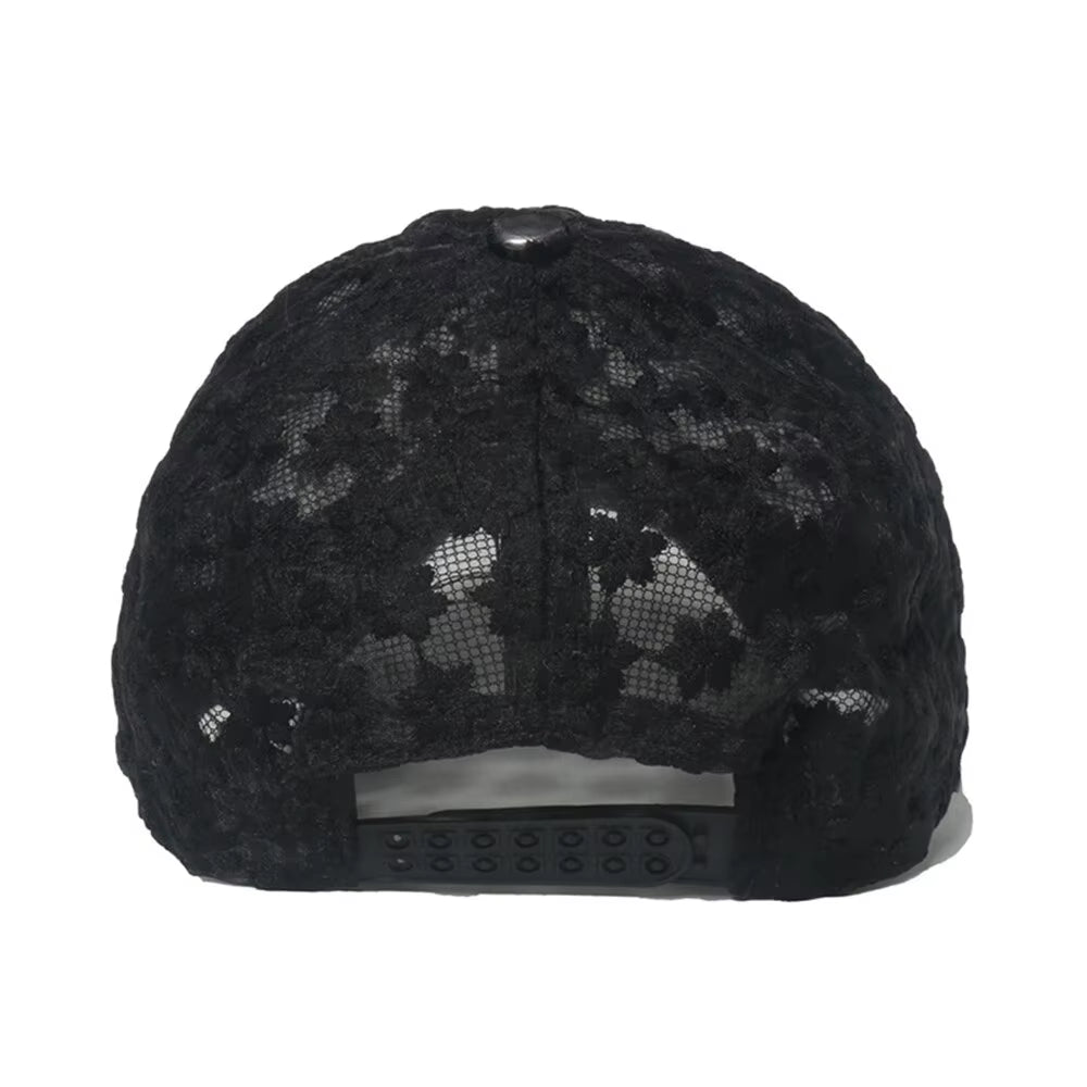 Women Hollow Flower Baseball cap 
