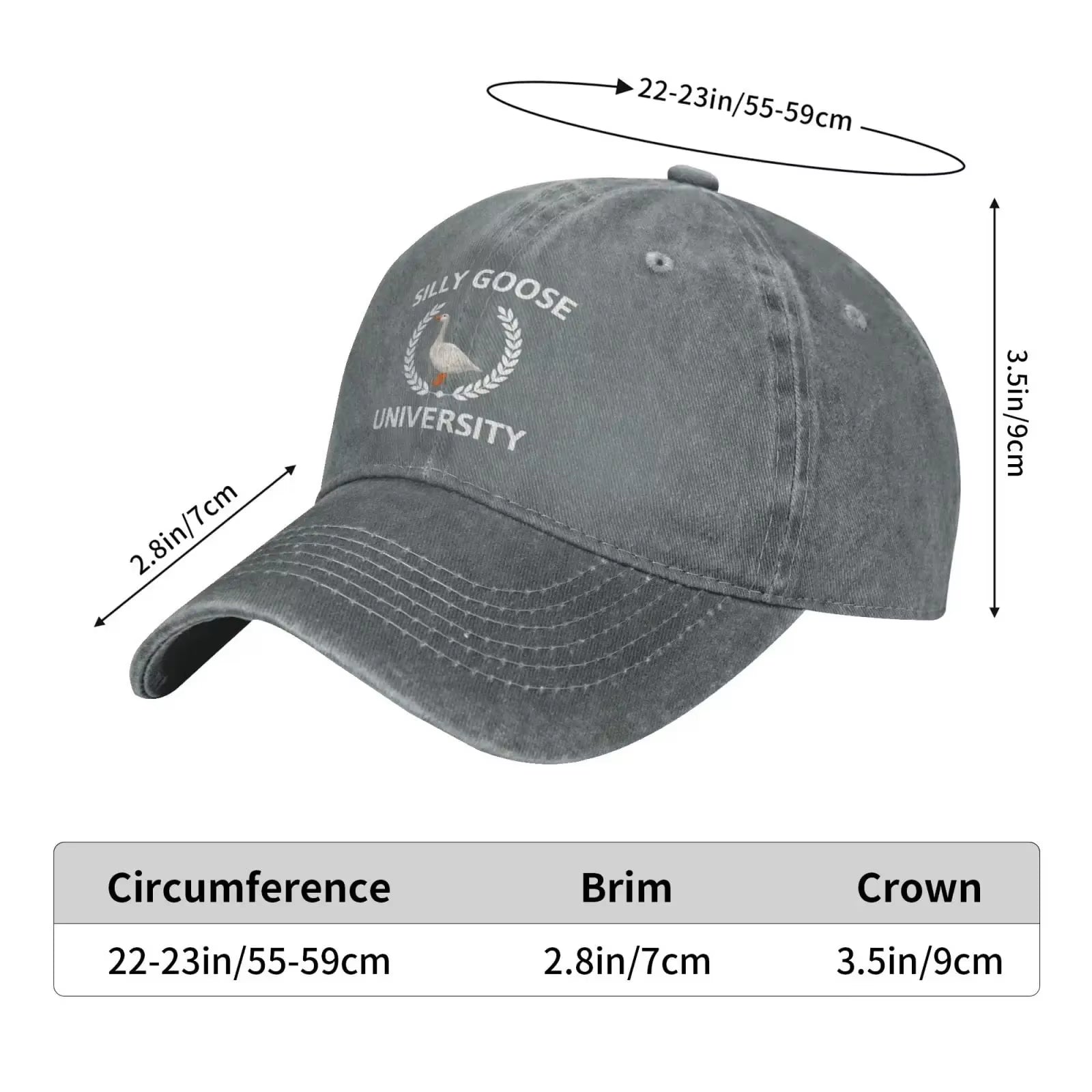 Silly Goose Hat Silly Goose University Hat Women Dad Hat Funny Cap