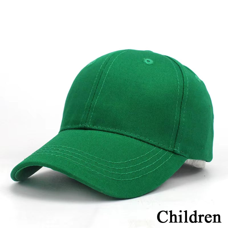 kids solid baseball cap